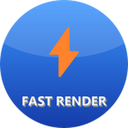 Official Fast Render pass icon from Become a Youtuber!