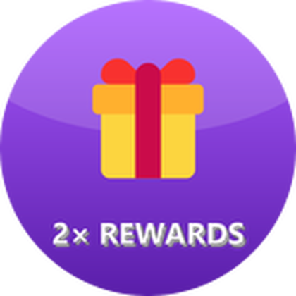 Official Double Rewards pass icon from Become a Youtuber!